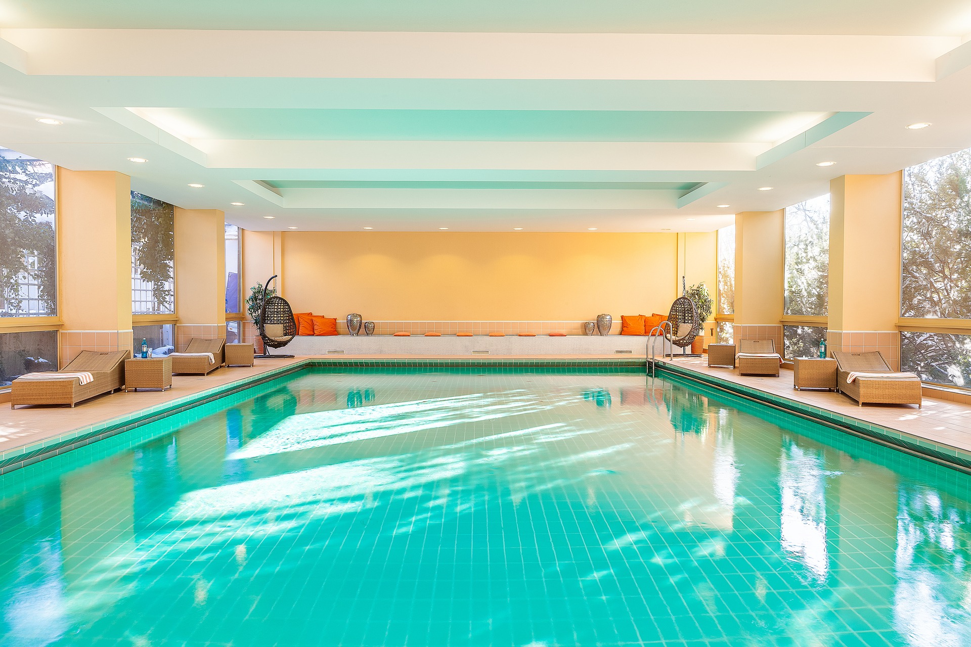 Das Schwimmbad im relexa hotel Bad Steben in Oberfranken