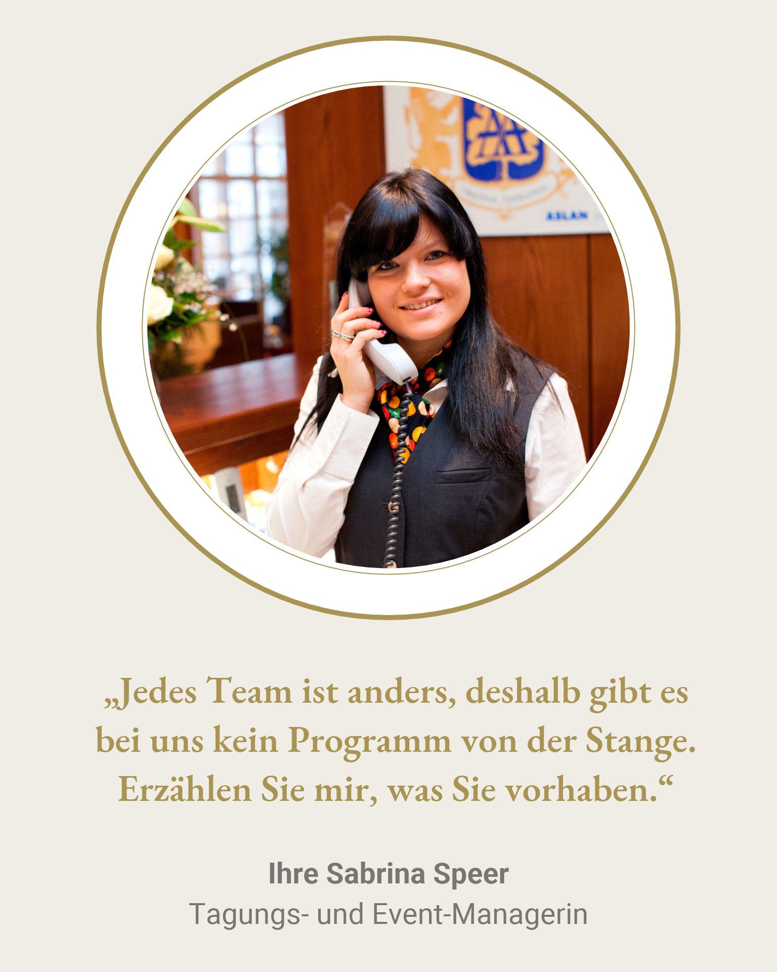 Rezeption Sabrina Speer relexa hotel Bad Steben