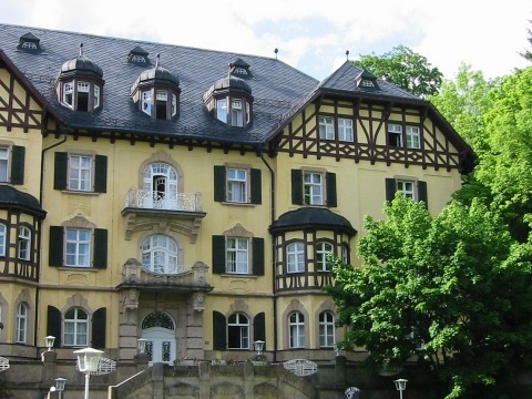 Außenansicht Parkschlösschen am relexa hotel Bad Steben  