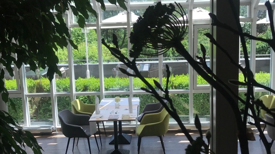 Blick in den Wintergarten 