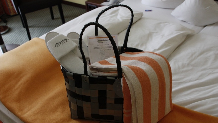 Wellnesskorb im relexa hotel Bad Steben