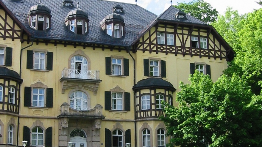 Außenansicht Parkschlösschen am relexa hotel Bad Steben  