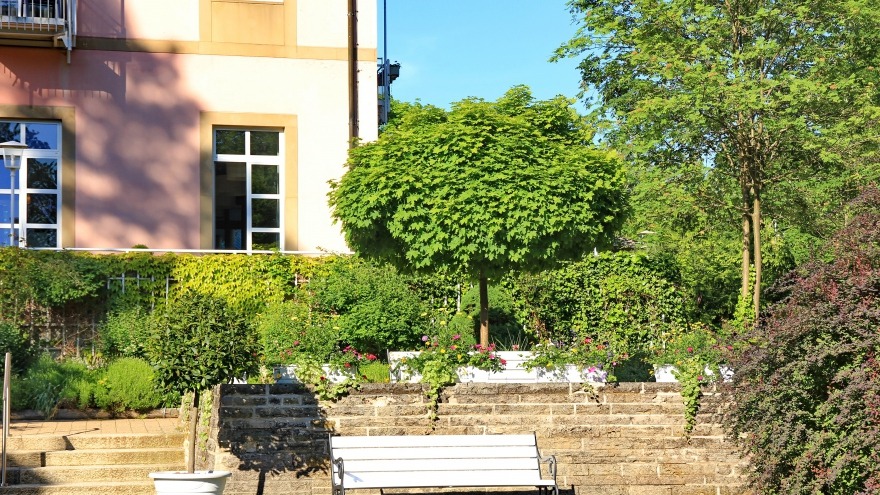 Kleinod zum Veschnaufen im Kurpark Bad Steben