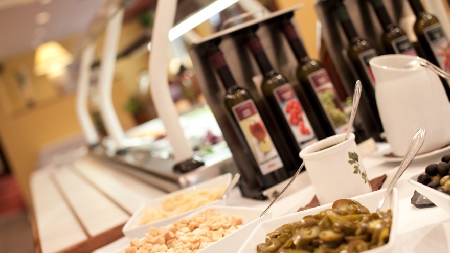 Salatbüffet im relexa hotel Bad Steben
