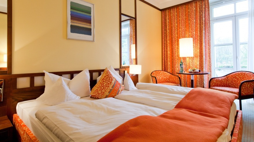 Wohlfühl-Doppelzimmer im relexa hotel Bad Steben