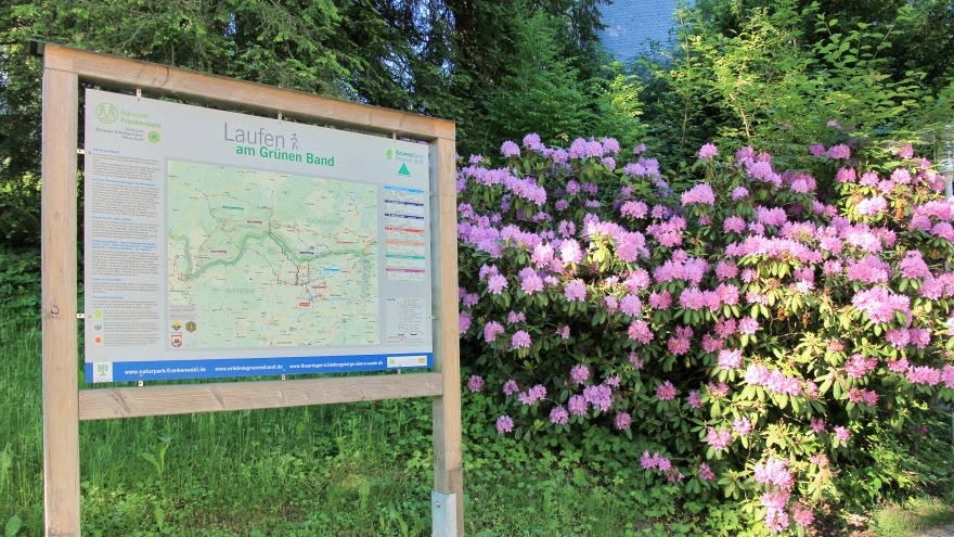 Laufwege im Überblick Kurpark Bad Steben